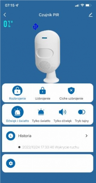 aplikace pro alarm ZAM-500
