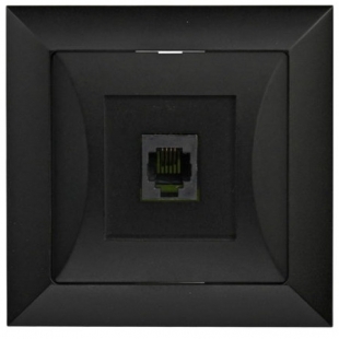 Datová zásuvka 8 pin černá