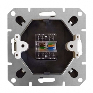 Datová zásuvka 8 pin Opál - chrom