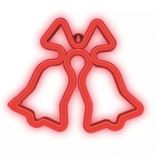 Led neon vánoční zvonečky