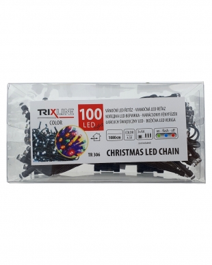 Vánoční řetěz 100LED 10,80 m COLOR - TR 306
