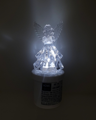 LED svíce Anděl - bílý blikající plamen - HD-136