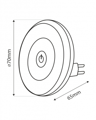 LED noční světlo RGB - TR-001M