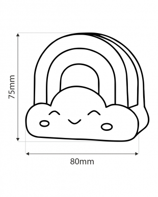 LED 0,5W noční světlo - Duha - TR-033M