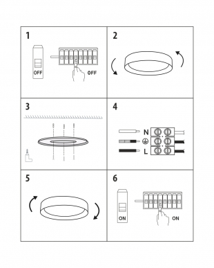 LED stropní svítidlo TR-600C - INDUS 60W 5700lm ø58cm CCT + ovladač Trixline