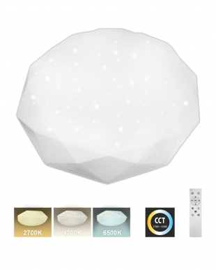 LED stropní svítidlo TR-600C - INDUS 60W 5700lm ø58cm CCT + ovladač Trixline