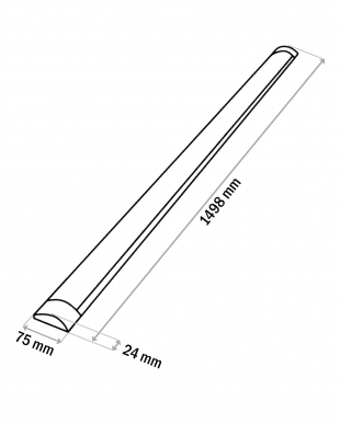 podlinkové světlo - bílé QTEC 150cm