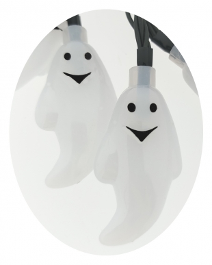 haloweenské světýlka duchové