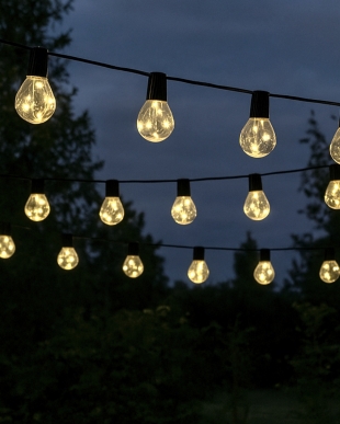 Led zahradní osvětlení girlanda