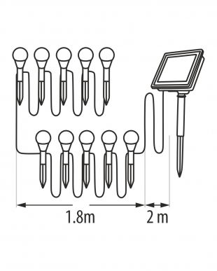 solární zápich TR-333D