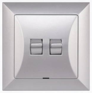 Dvojitý střídavý vypínač Opál bis