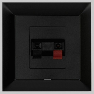 Zásuvka reproduktorová Premium - černá