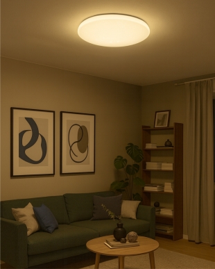 LED stropní svítidlo TR-602C - IPOLY 60W 5700lm ø58cm CCT + ovladač