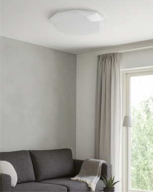 LED stropní svítidlo TR-600C - INDUS 60W 5700lm ø58cm CCT + ovladač