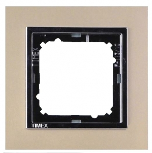 Jednoduchý rámeček Magic - pískový, chrom