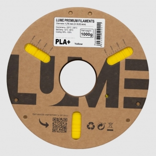 filament do 3D tiskárny v žluté barvě