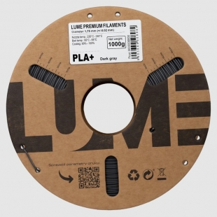 filament do 3D tiskárny v tmavě šedé barvě