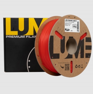 filament do 3D tiskárny v červené barvě