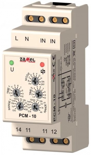 Multifunkční časové relé PCM-10