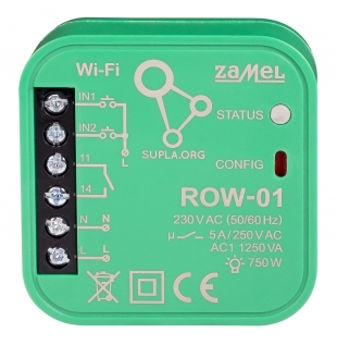 jednokanálový wi-fi ovládač