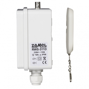 Rádiový síťový vypínač dvoukanálový RWS-311/D/Z