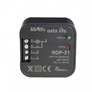 Rádiový dvousměrný stmívač RDP-21